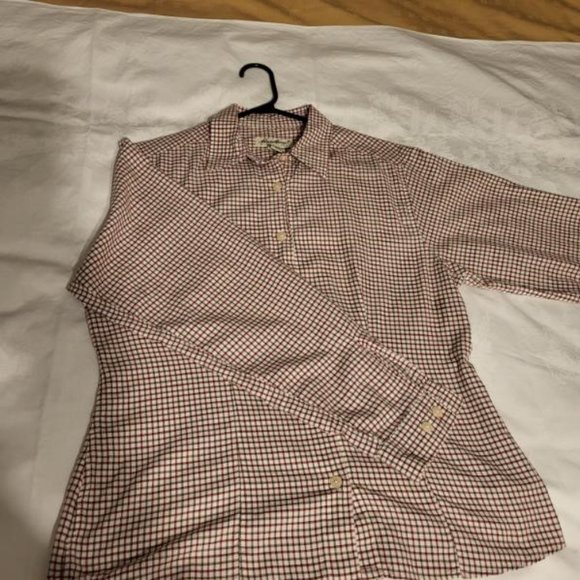 Eddie Bauer Women's Plaid Shirt size medium - Picture 5 of 7